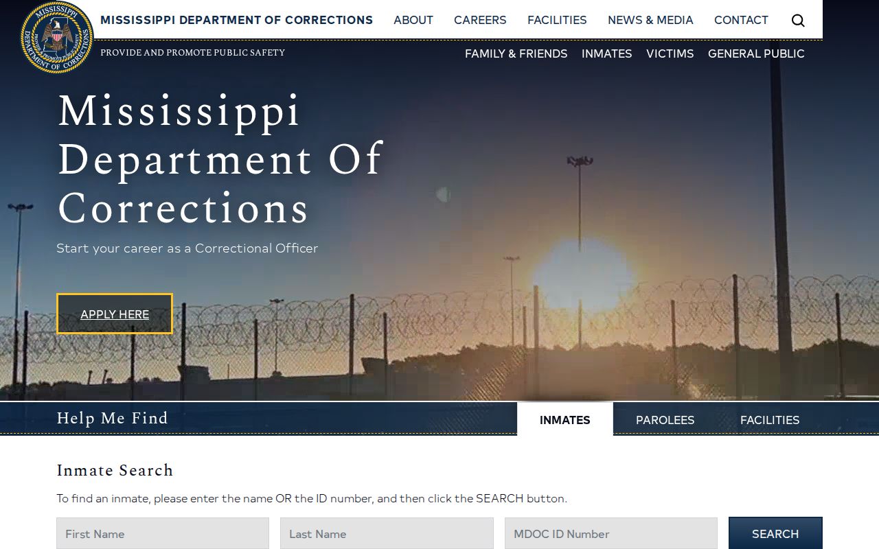 Mississippi MDOC search for Copiah County released inmate records
