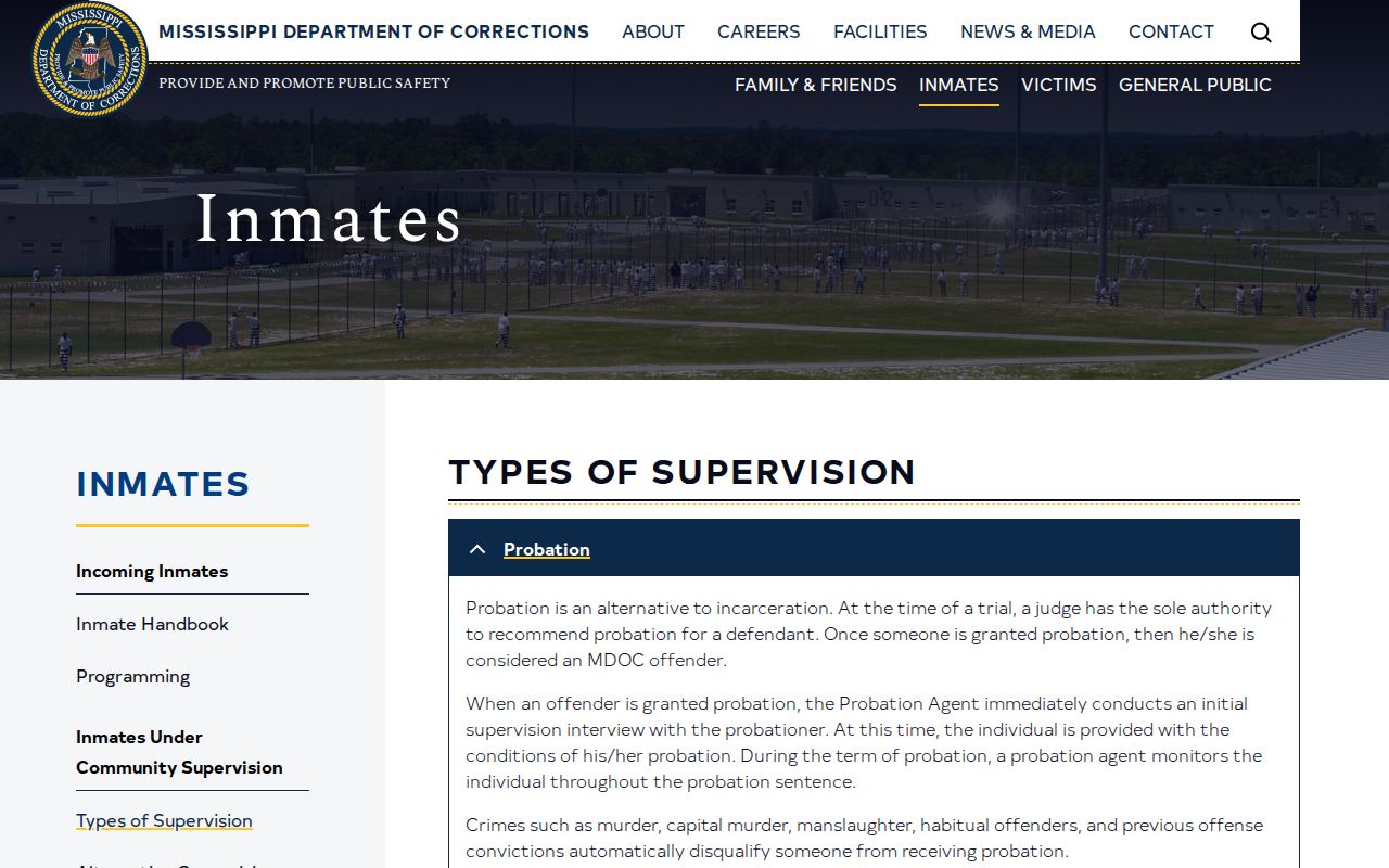 Mississippi calculated release dates for Copiah County state offenders